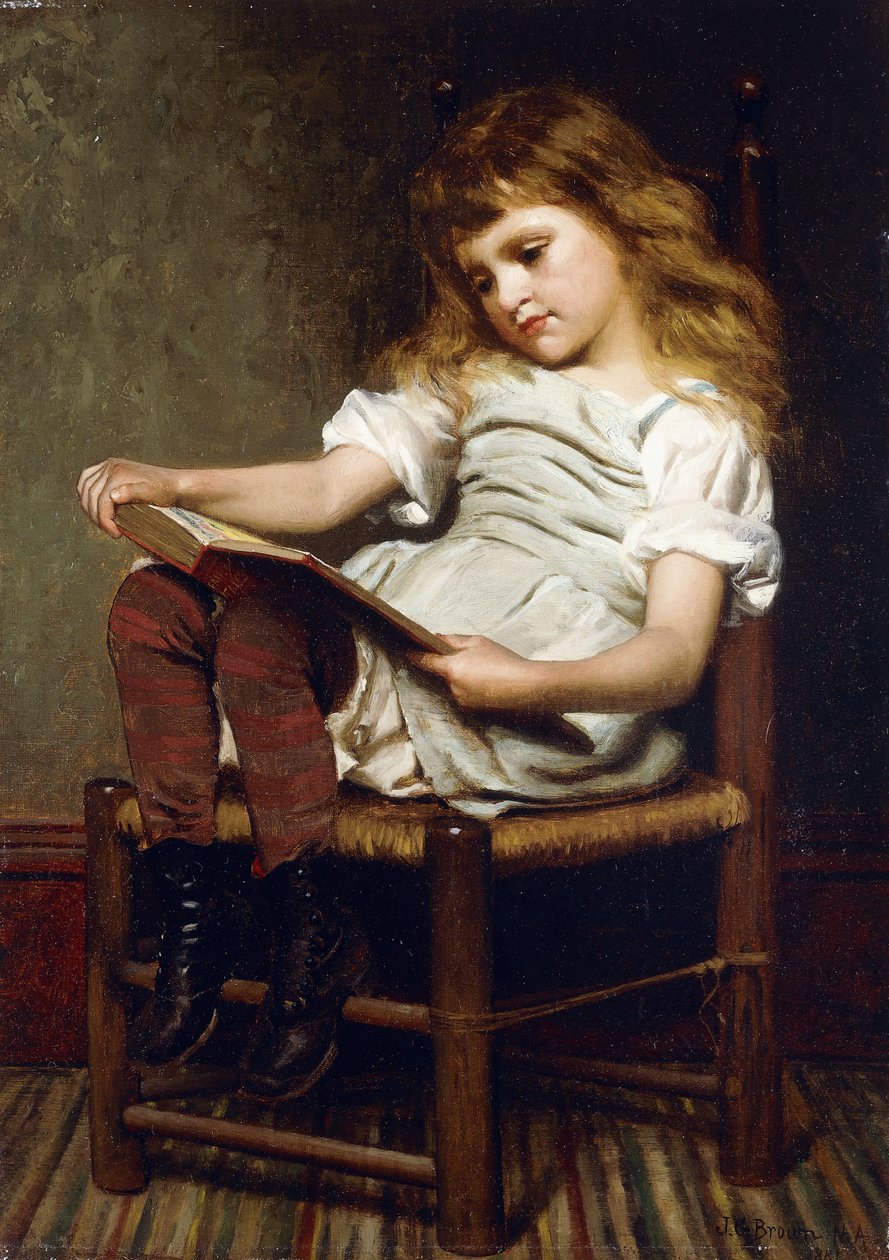 En fritidstime, 1881 av John George Brown