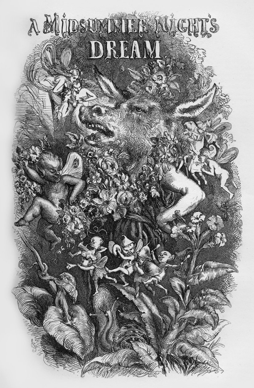 En midtsommernattsdrøm av William Shakespeare av John Gilbert
