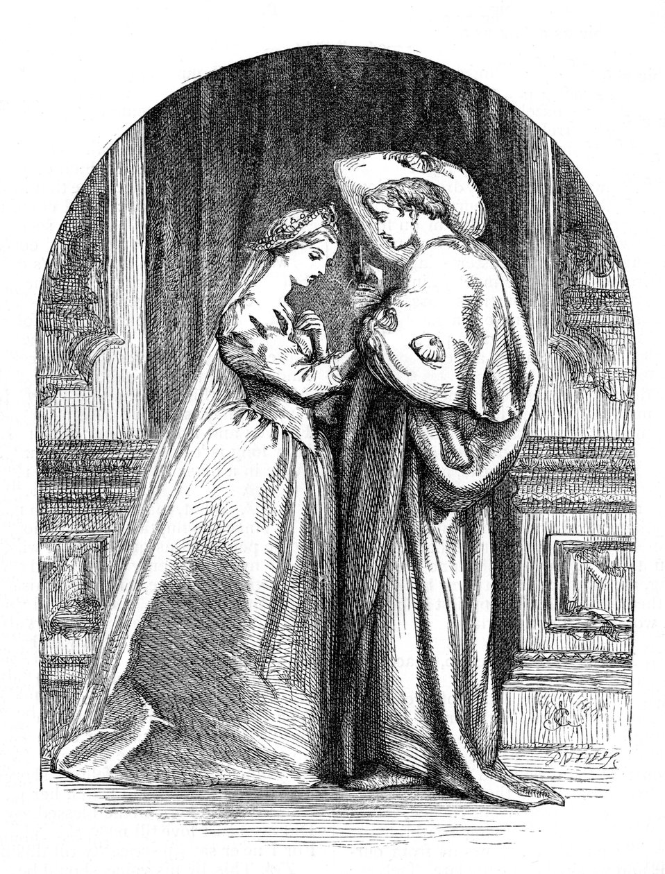 Romeo and Juliet by William Shakespeare av John Gilbert
