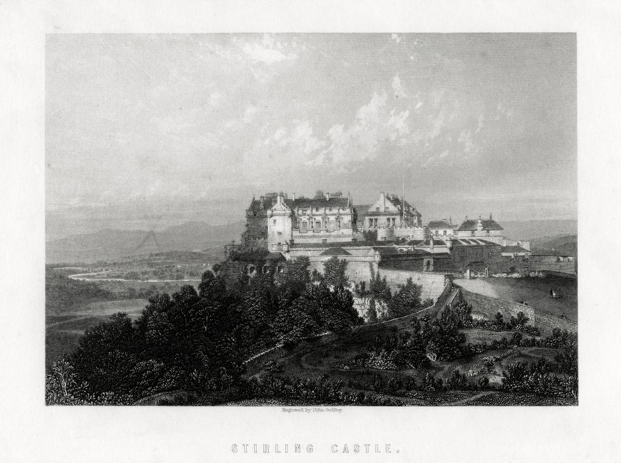 Stirling Castle, Skottland, 1883. av John Godfrey