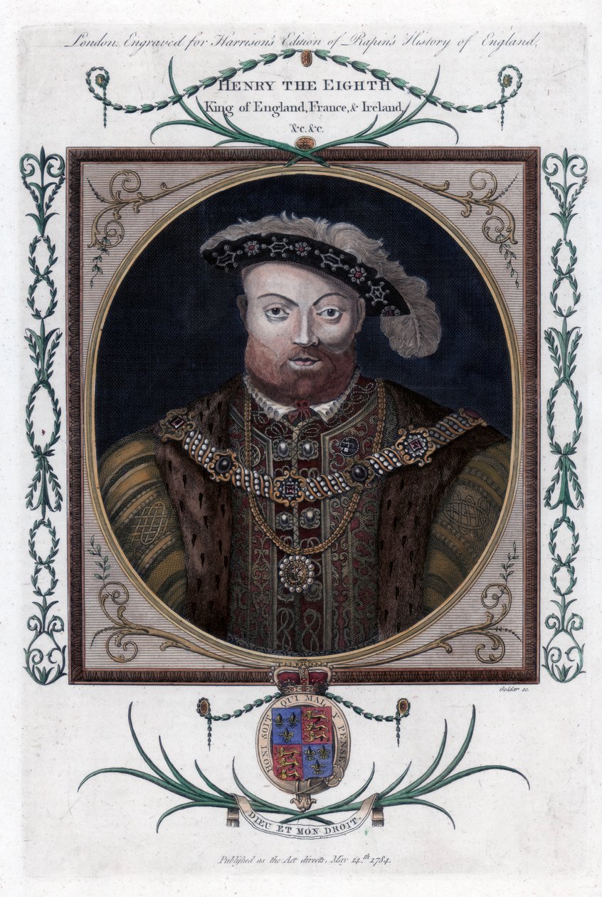 Henry VIII av England, 1784. av John Goldar