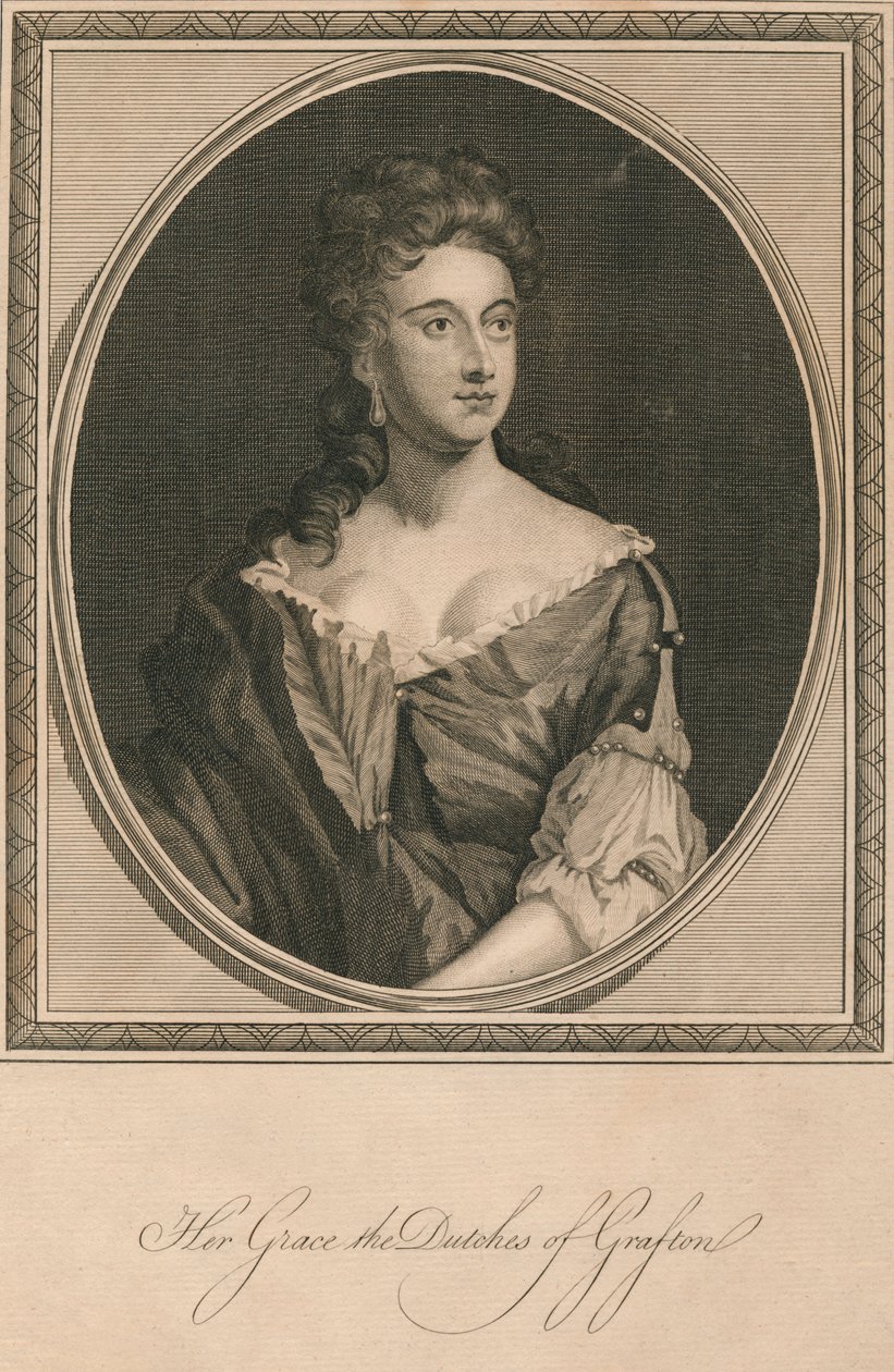 Hennes nåde hertuginnen av Grafton, 1787. av John Goldar