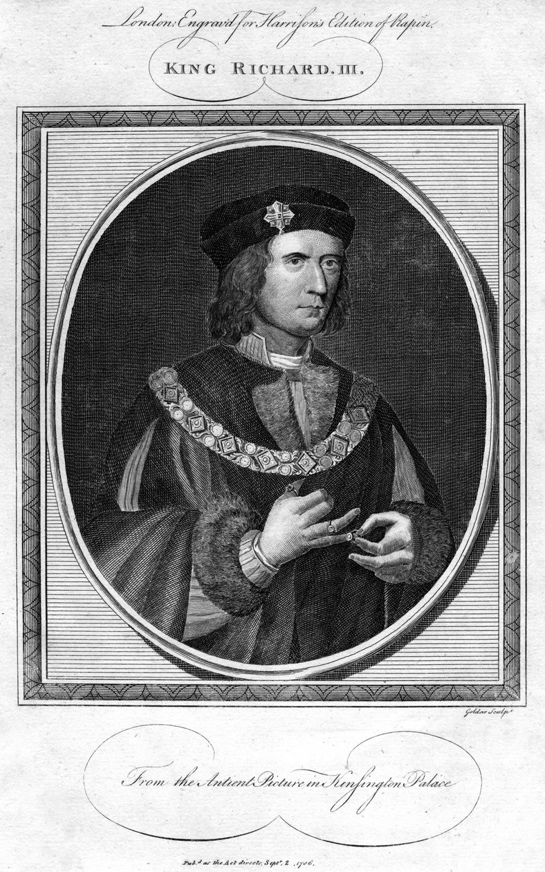 Richard III av England, 1786. av John Goldar