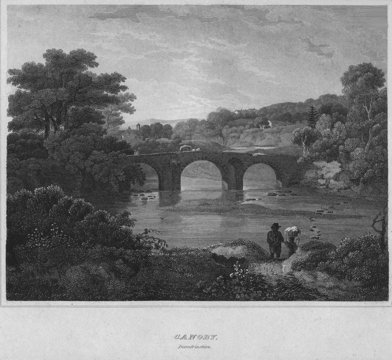 Canonbie, Dumfriesshire, 1814 av John Greig
