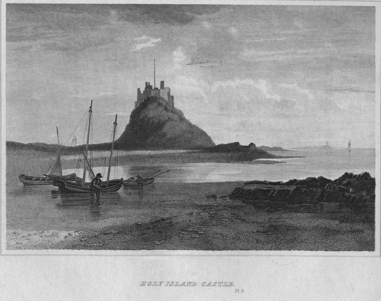 Holy Island Castle, 1814 av John Greig