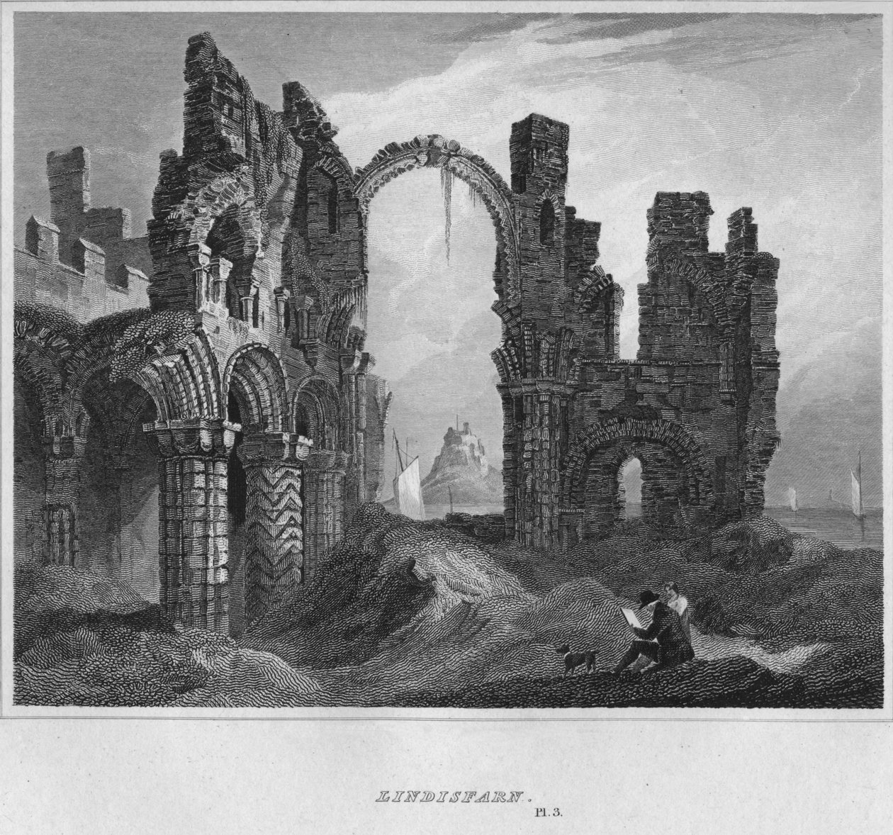 Lindisfarne, 1814 av John Greig