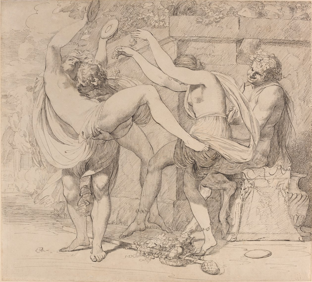 bachchanal av John Hamilton Mortimer