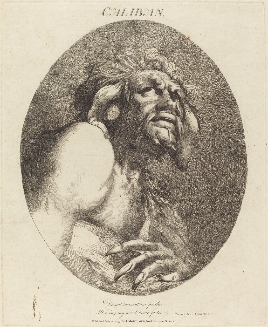 Caliban av John Hamilton Mortimer