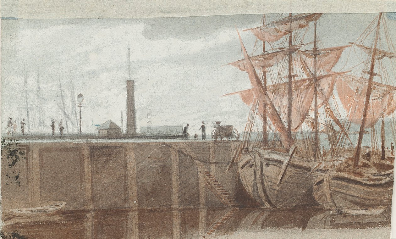 Sender på Whitehaven (wc på papir) av John Harden