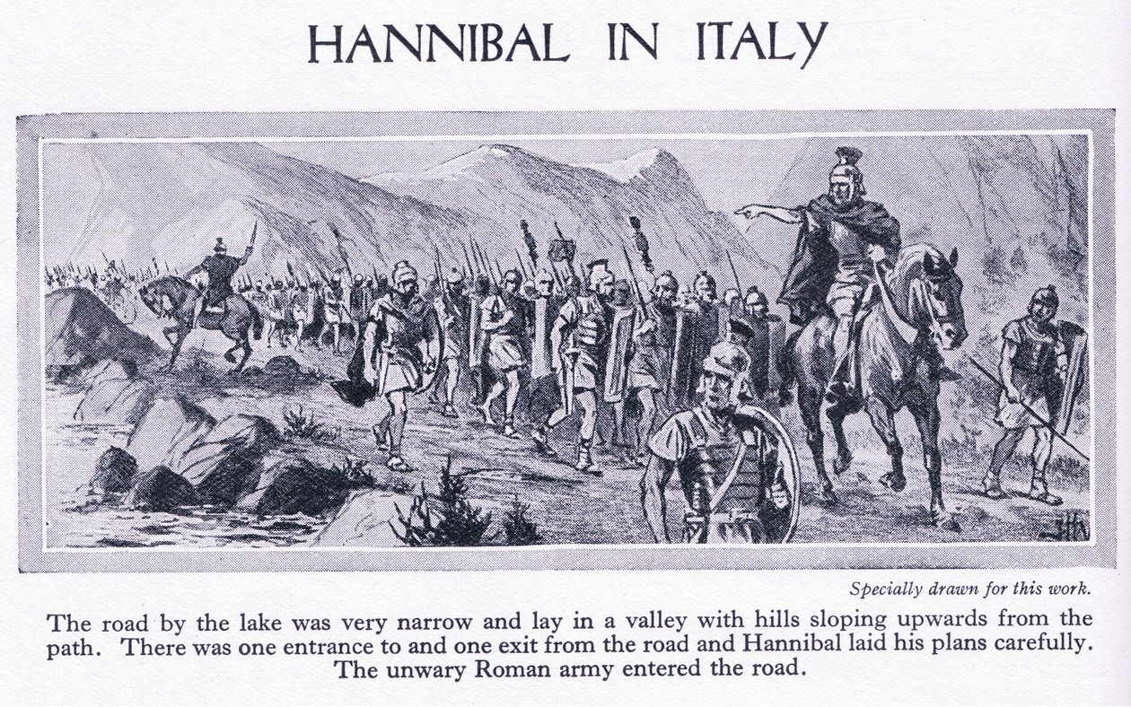 Hannibal i Italia, ca. 1950 av John Harris Valda