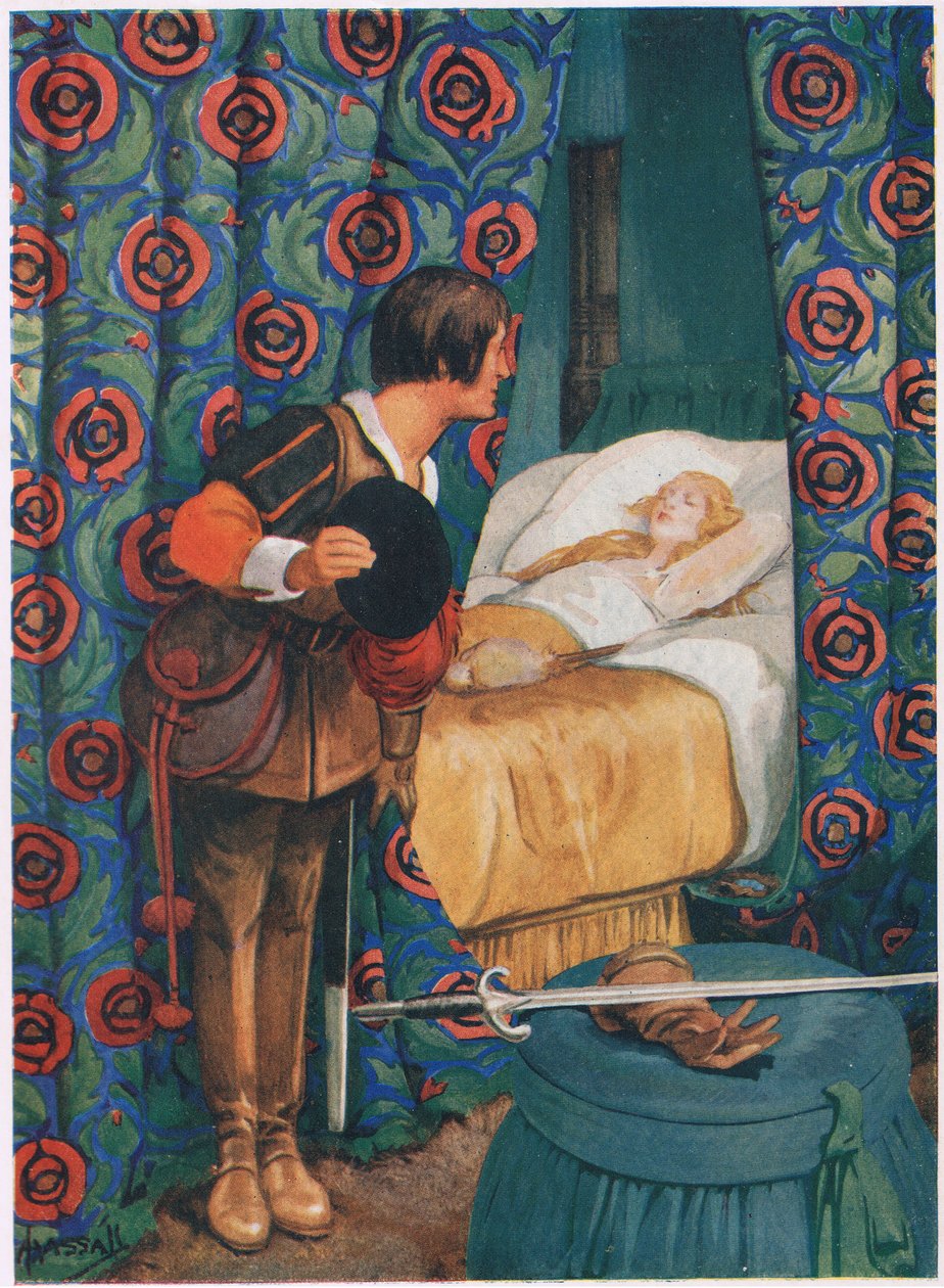 Tornerose (litho) av John Hassall