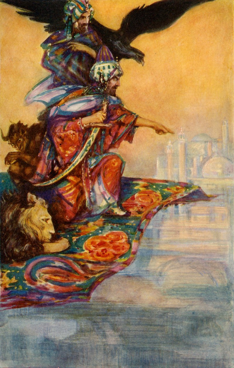 Solomon ser det mystiske palasset, 1928. av John Henry Amshewitz