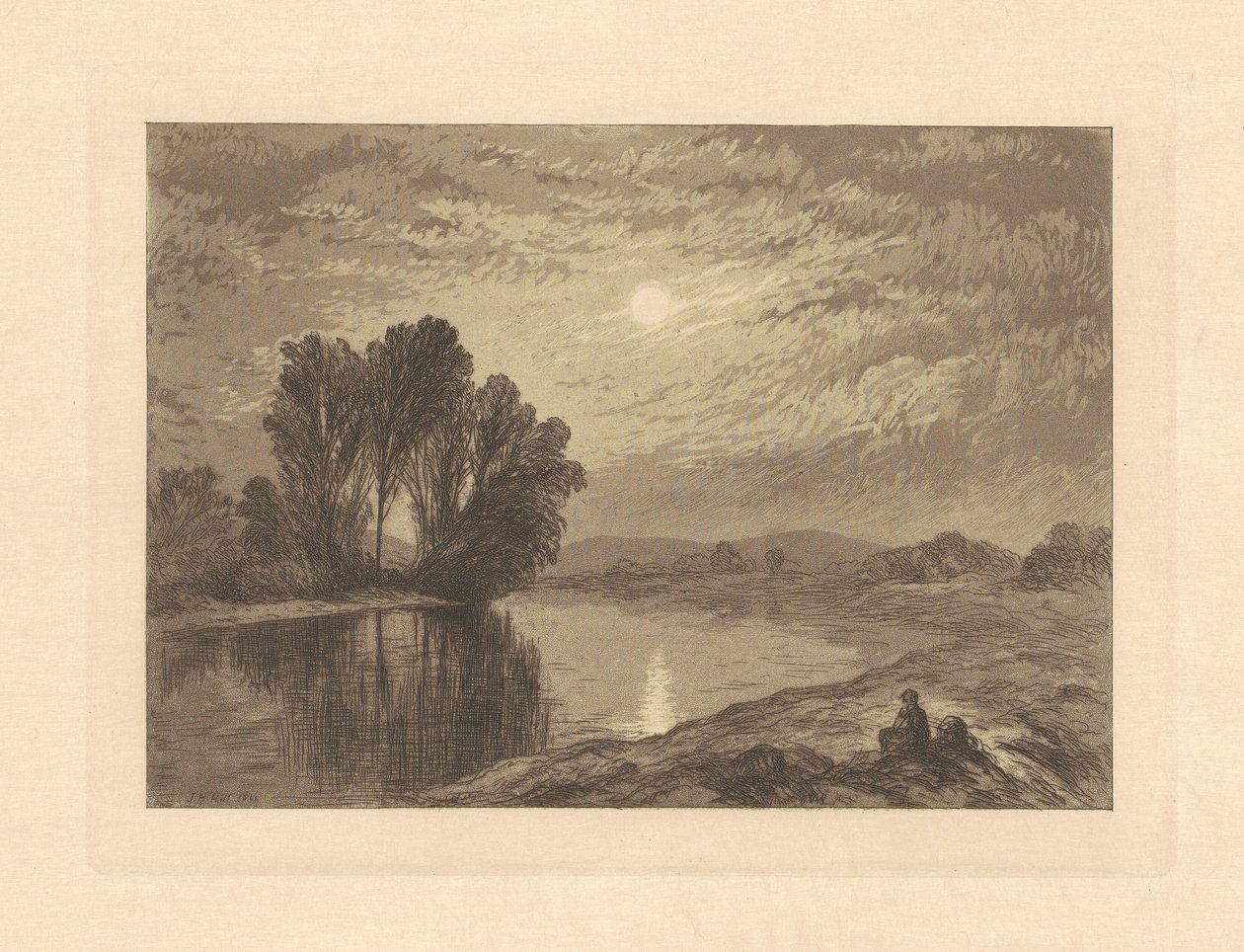 Måneskinn på Androscoggin av John Henry Hill