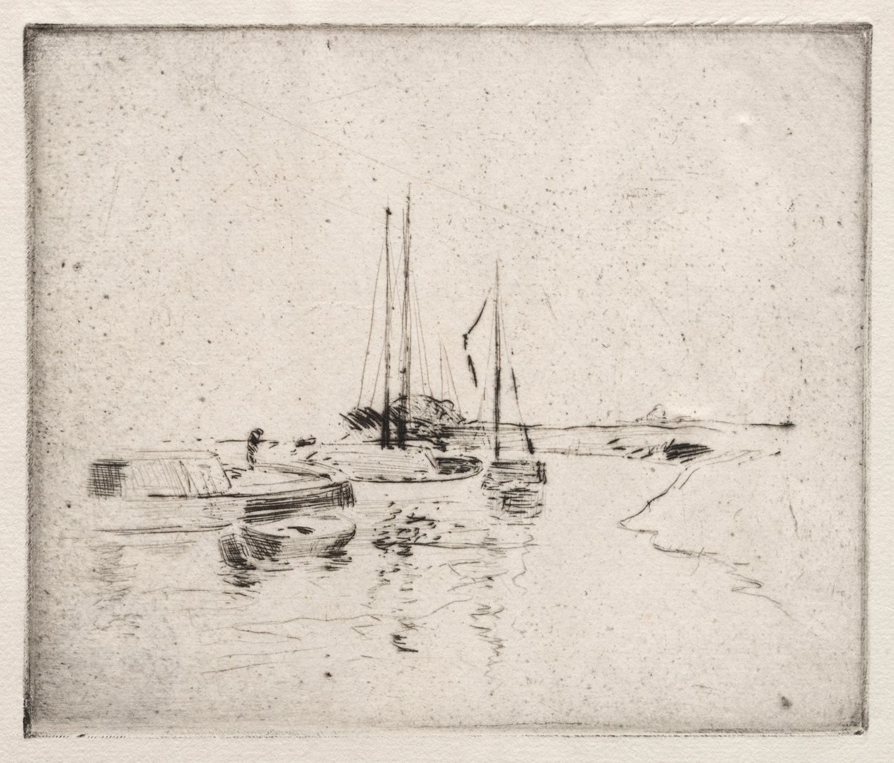Nær Dordrecht. av John Henry Twachtman