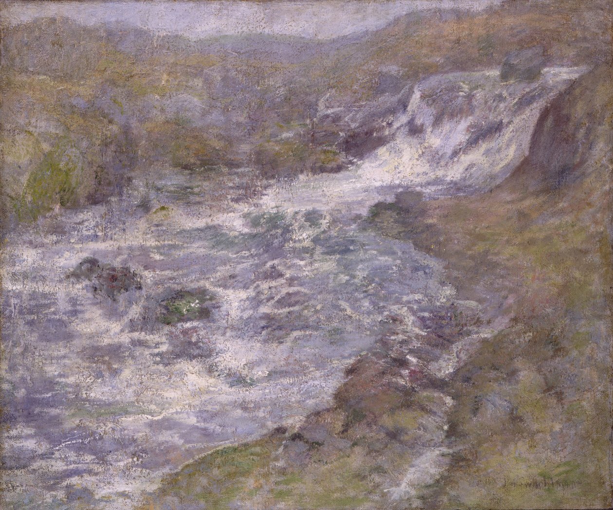 Torrenten, ca. 1900. av John Henry Twachtman