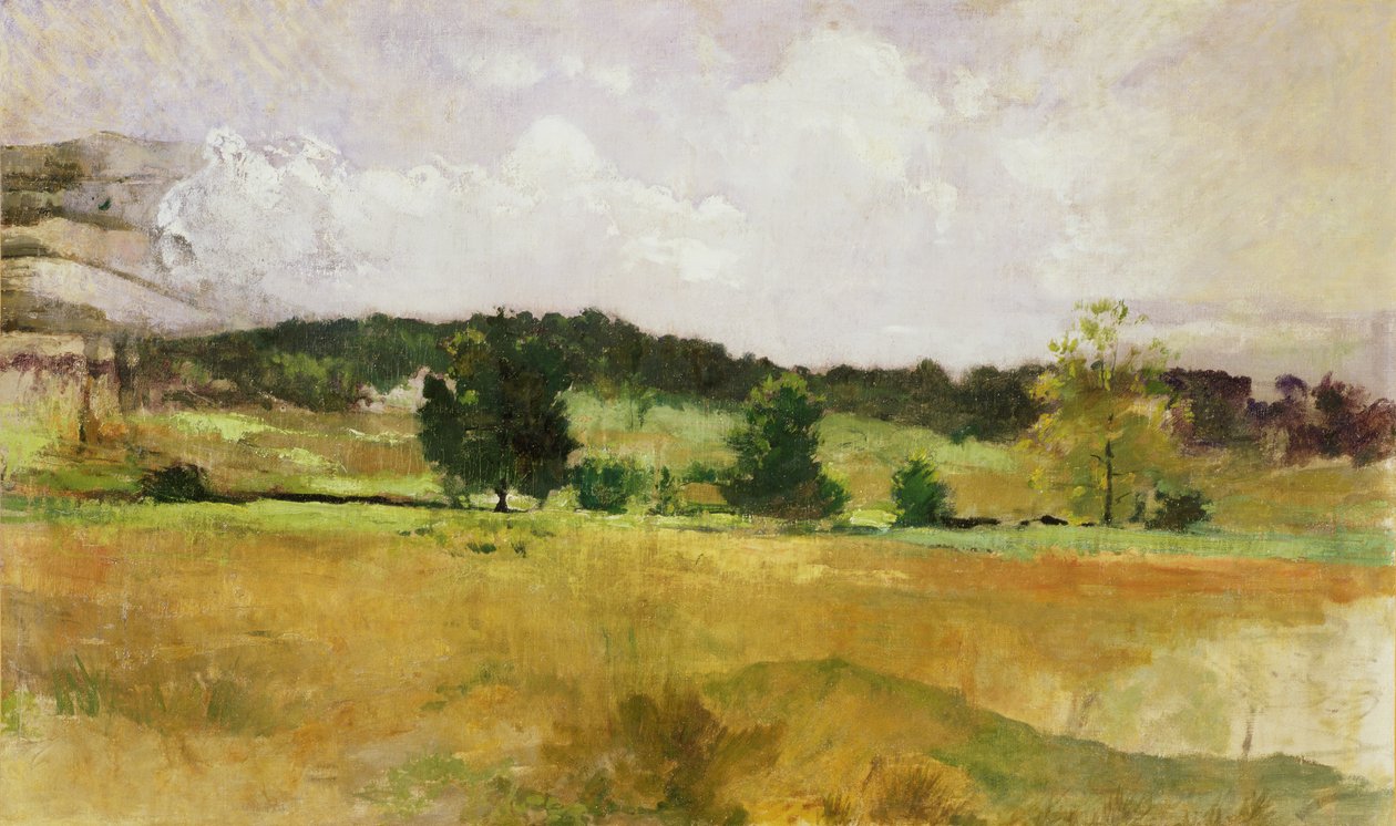 Landscape Study, ca. 1900 (olje på lerret) av John Henry Twatchman