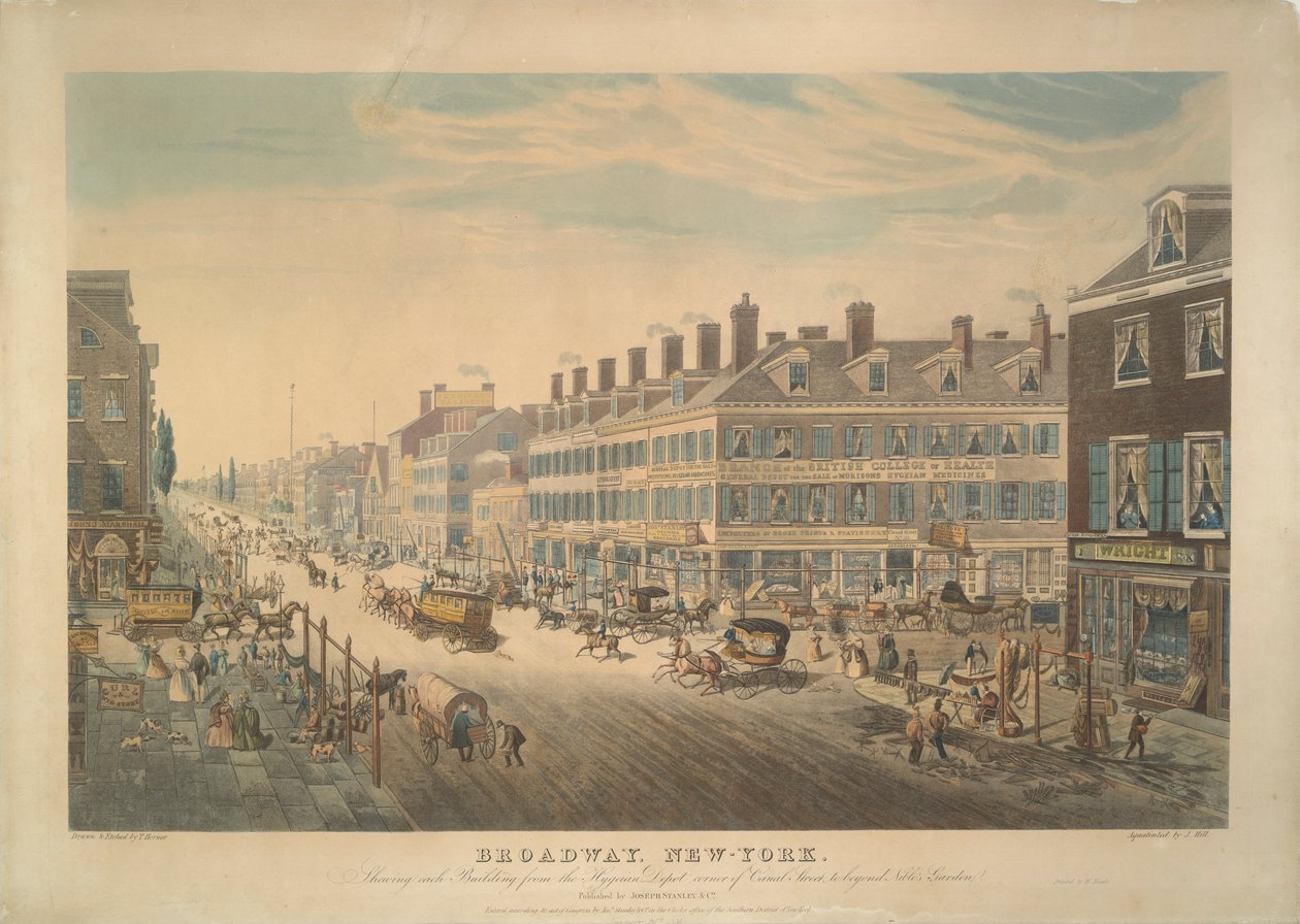 Broadway, New York av John Hill