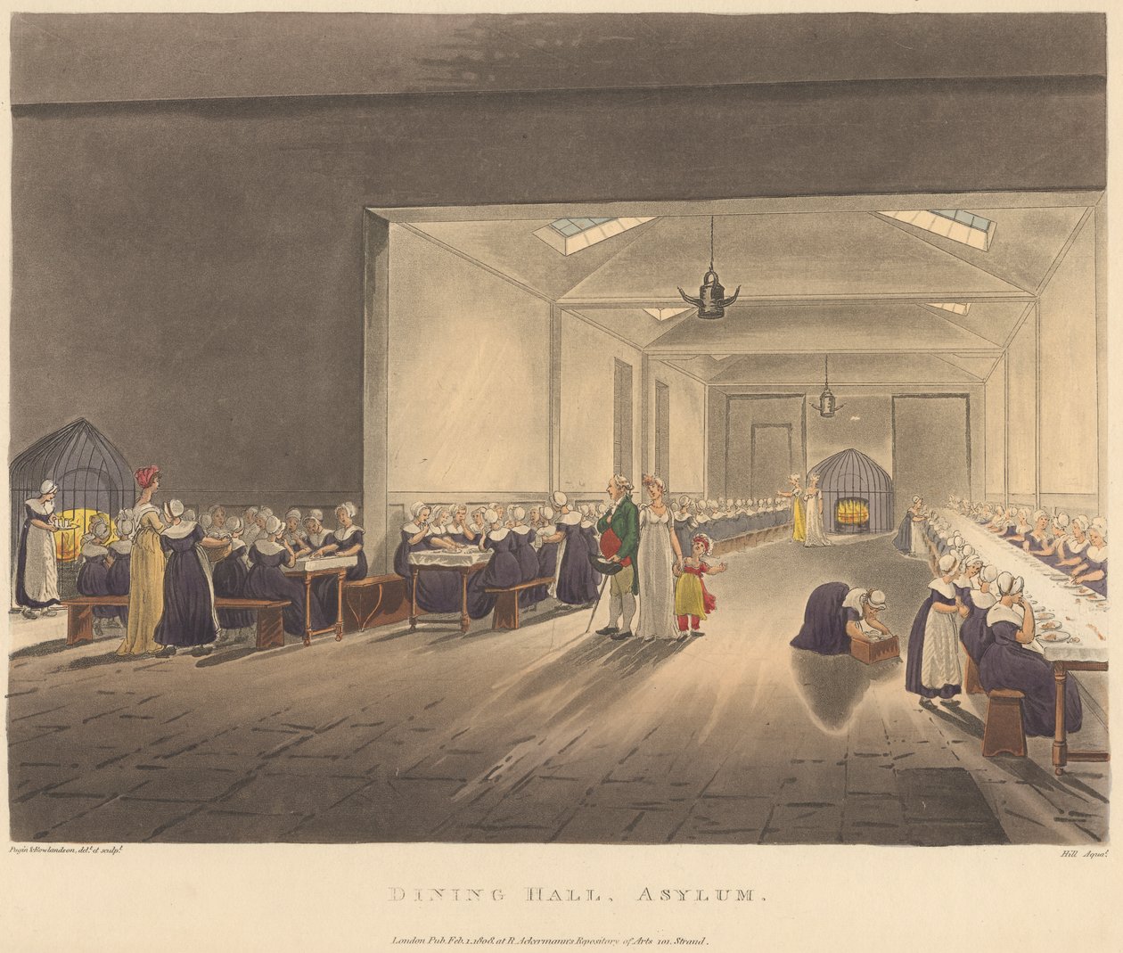 Spisesal, Asyl av John Hill