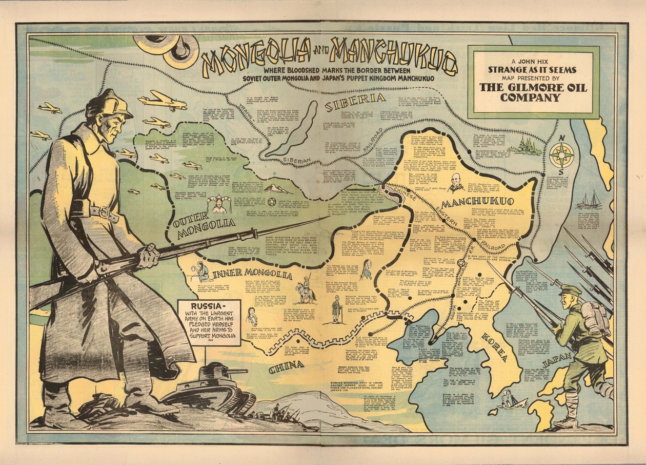 Mongolia og Manchukuo, 1936. av John Hix