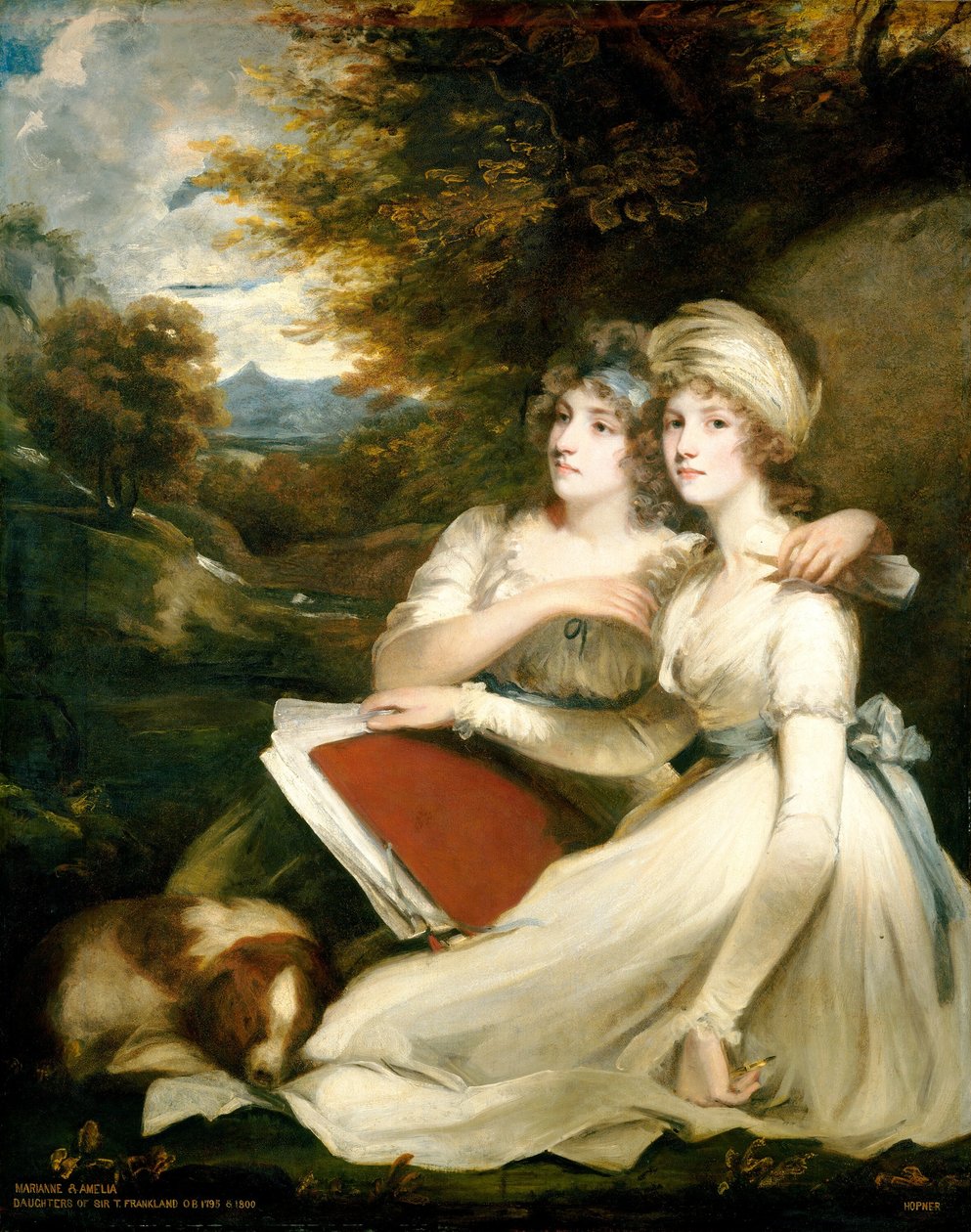 The Frankland Sisters, 1795. av John Hoppner