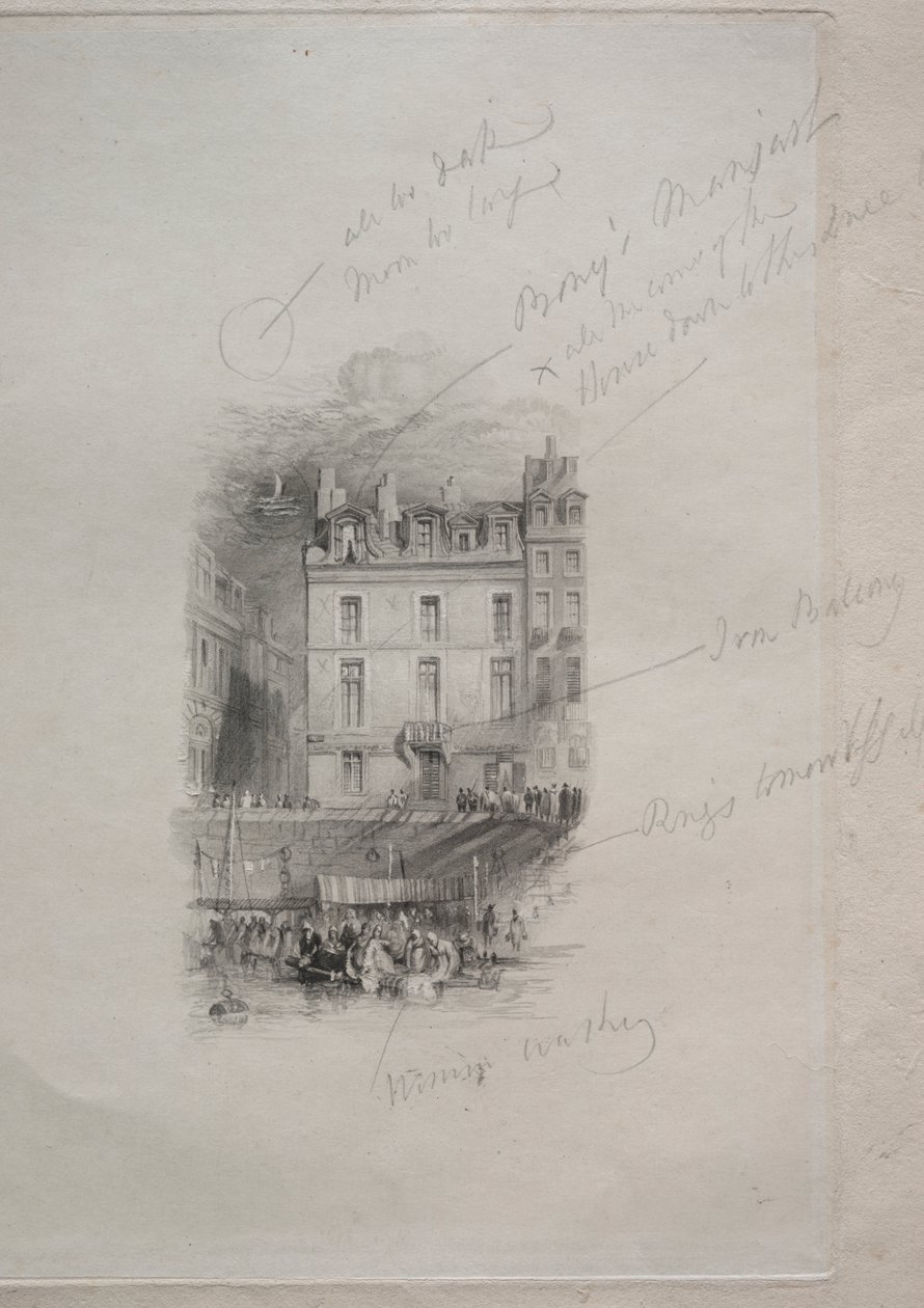 Napoleons overnatting, Quai Conti av John Horsburgh
