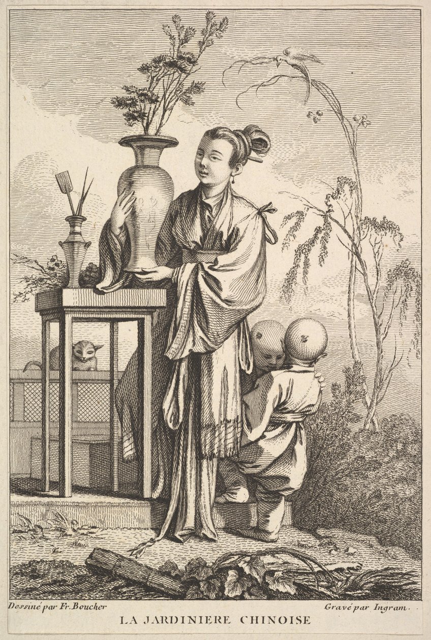 Den kinesiske gartneren, 1741-63. av John Ingram