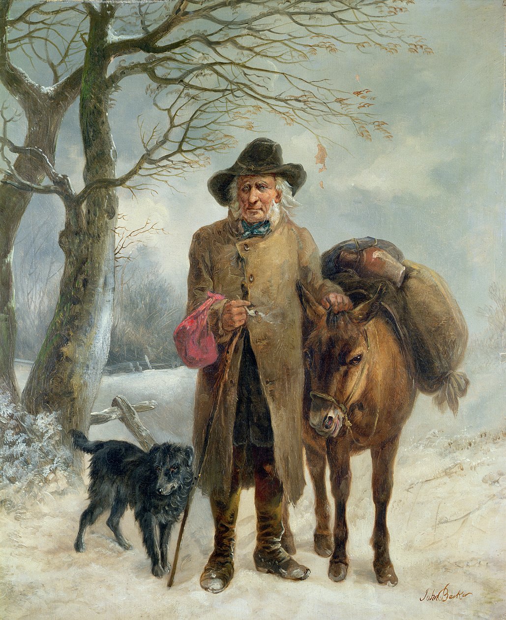 Innsamling av vinterdrivstoff (olje) av John Jesse Barker