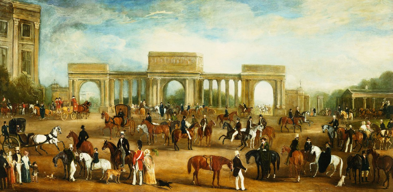 Hyde Park Corner, av John Jnr. Ferneley