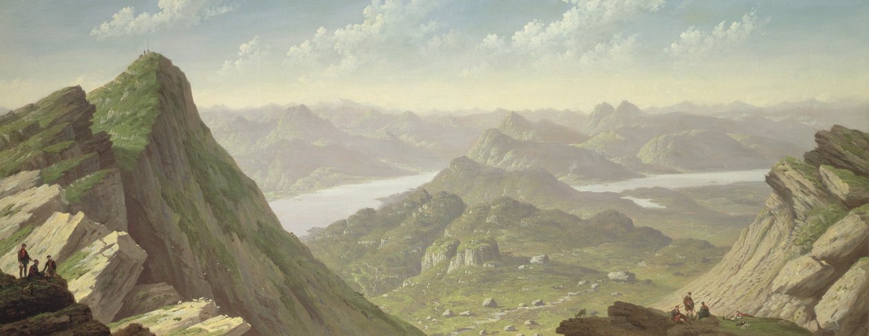 Nord-vest utsikt fra Ben Lomond av John Knox