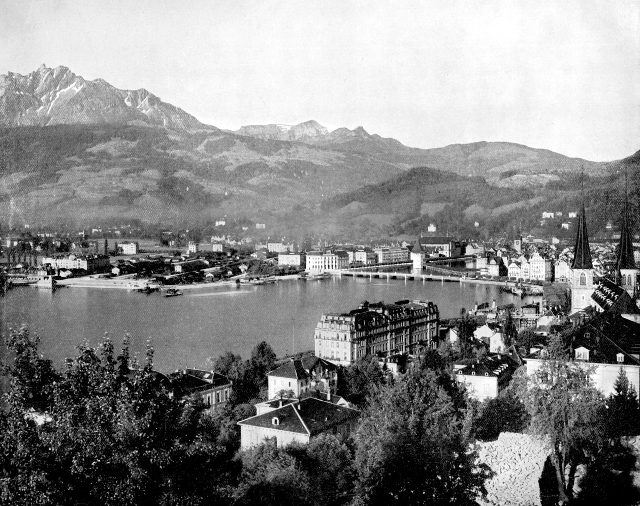 Luzern, Sveits, 1893. av John L. Stoddard