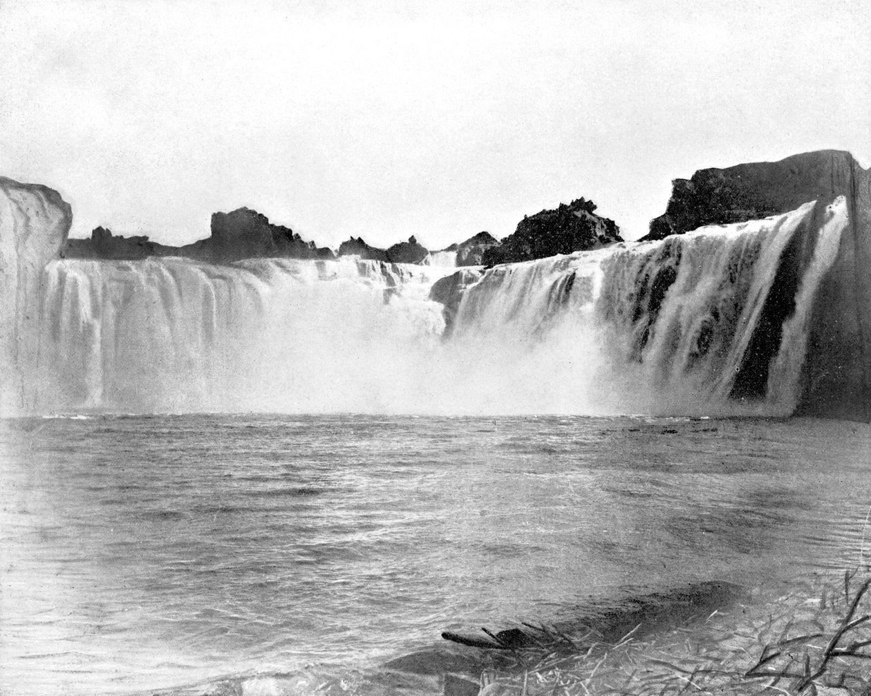 Exploitation Falls, Idaho, USA, 1893. av John L. Stoddard