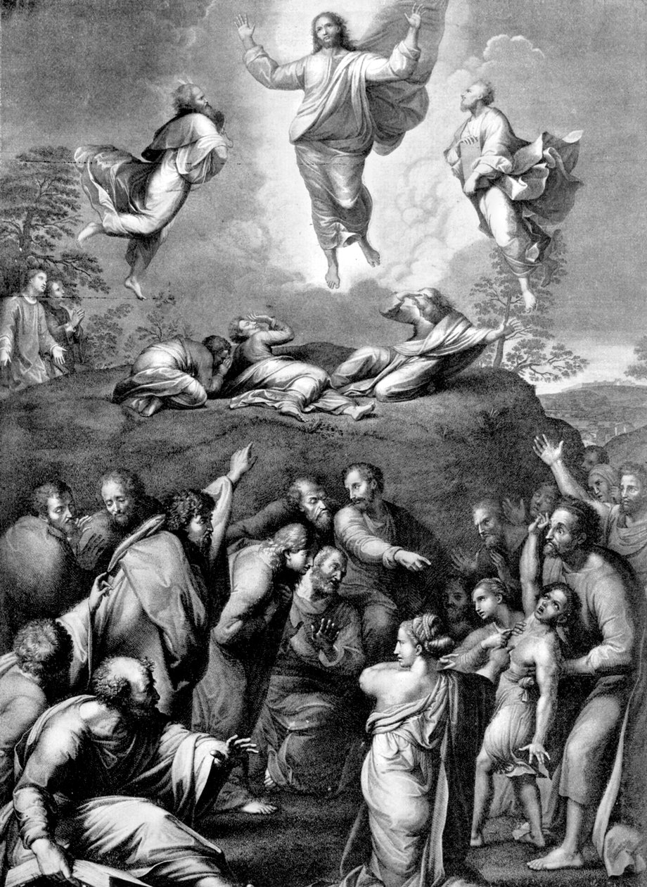 The Transfiguration, c1520, 1893. av John L. Stoddard