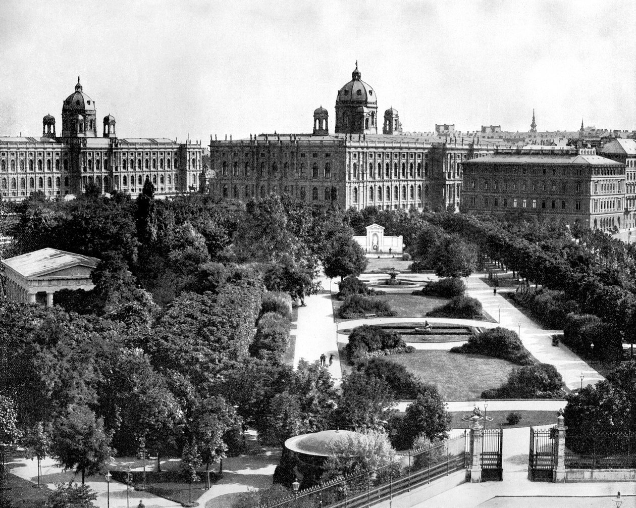 Volksgarten og Theseum, Wien, Østerrike, 1893 av John L. Stoddard
