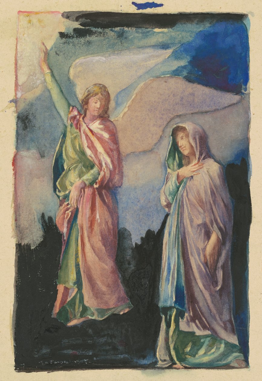 Studer for "Tro" og "Håp" av John La Farge