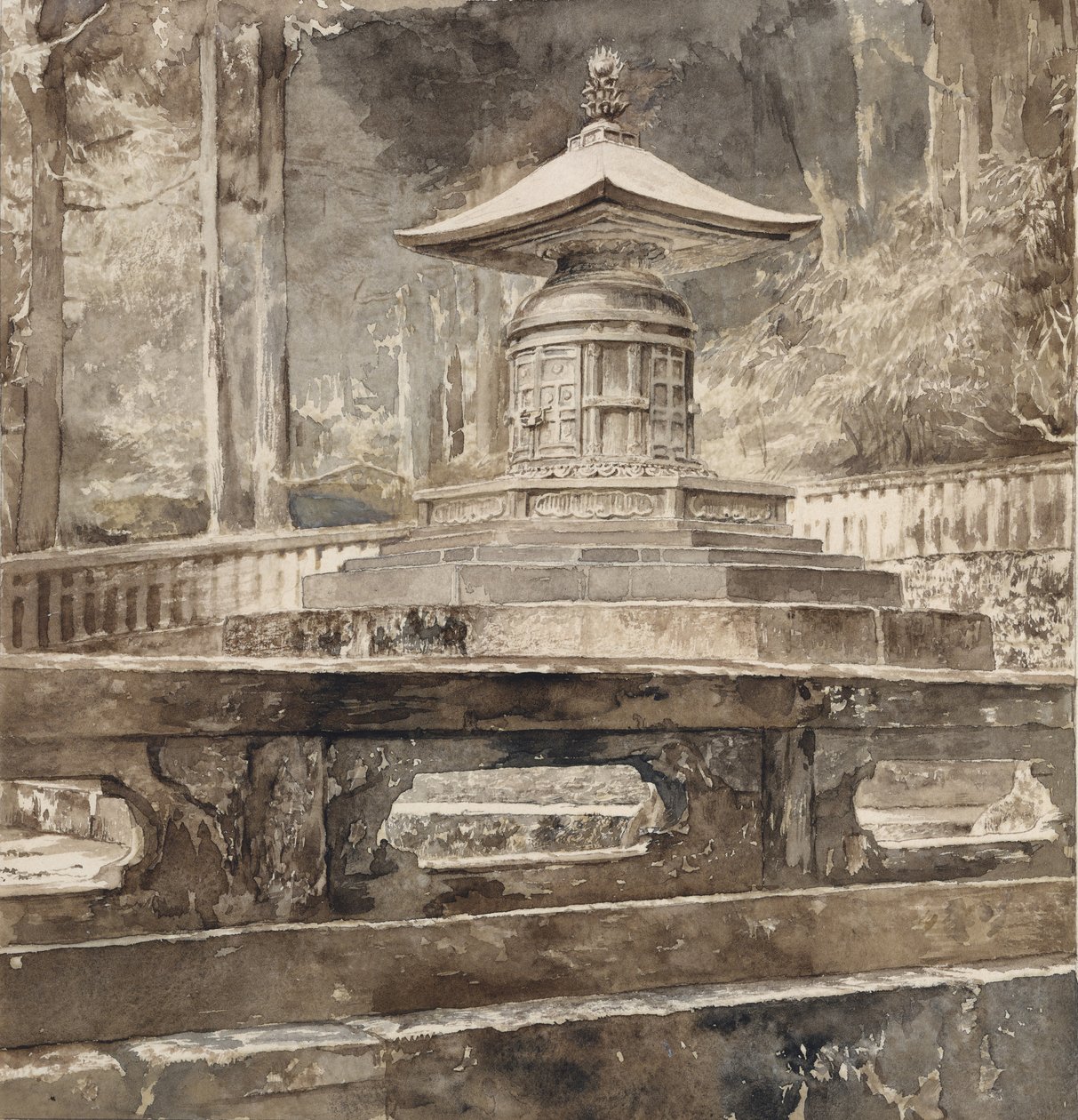 Tokugawa, 1888. av John La Farge