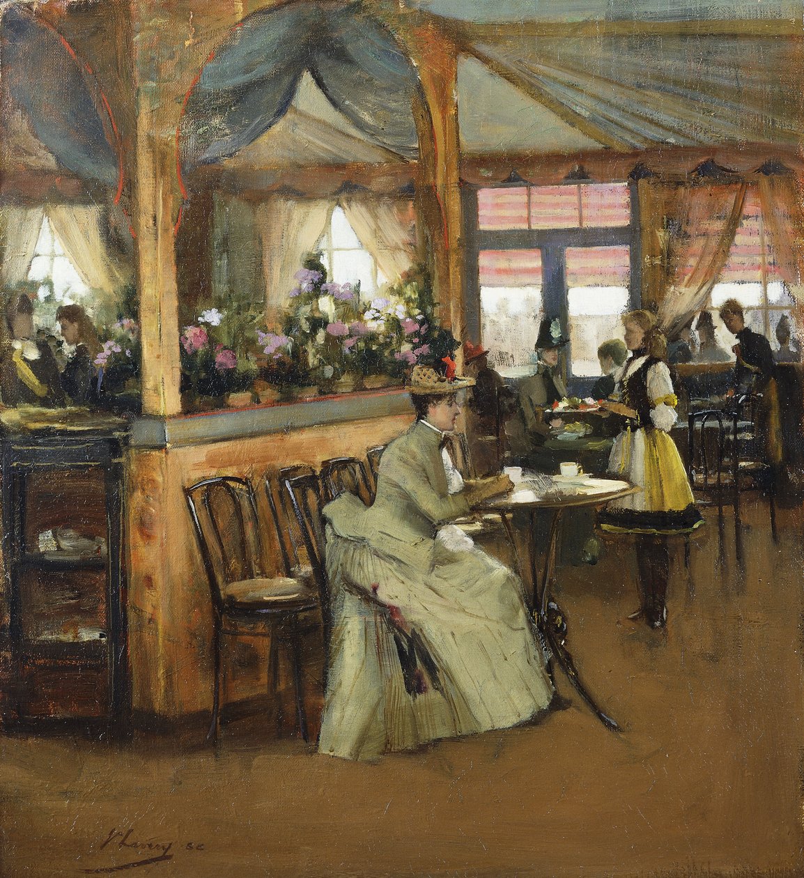 En kopp sjokolade av John Lavery