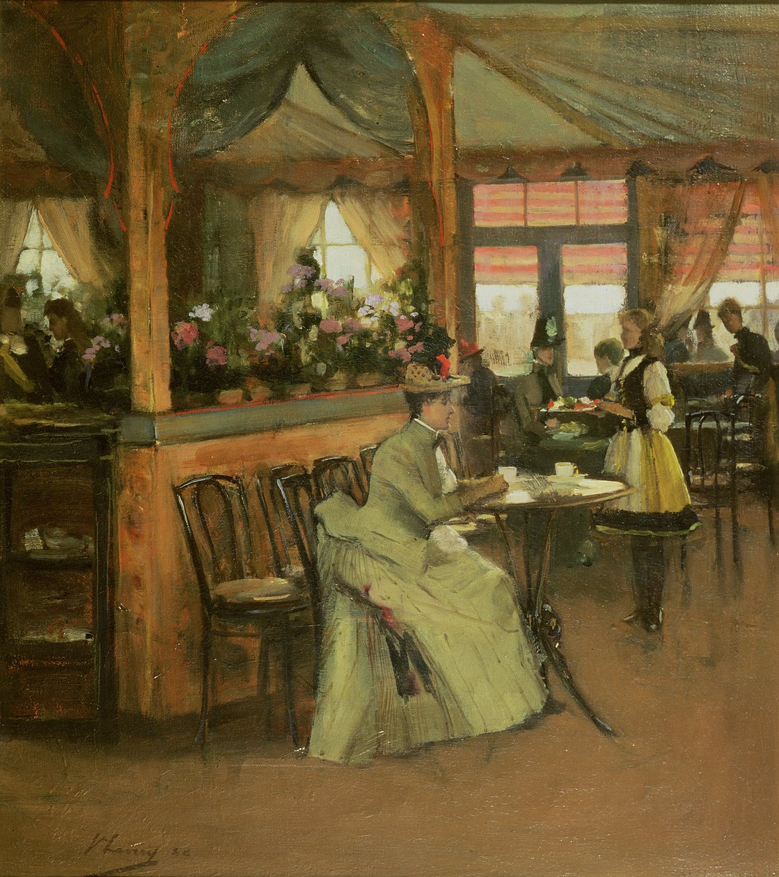 En kopp sjokolade, 1888 av John Lavery