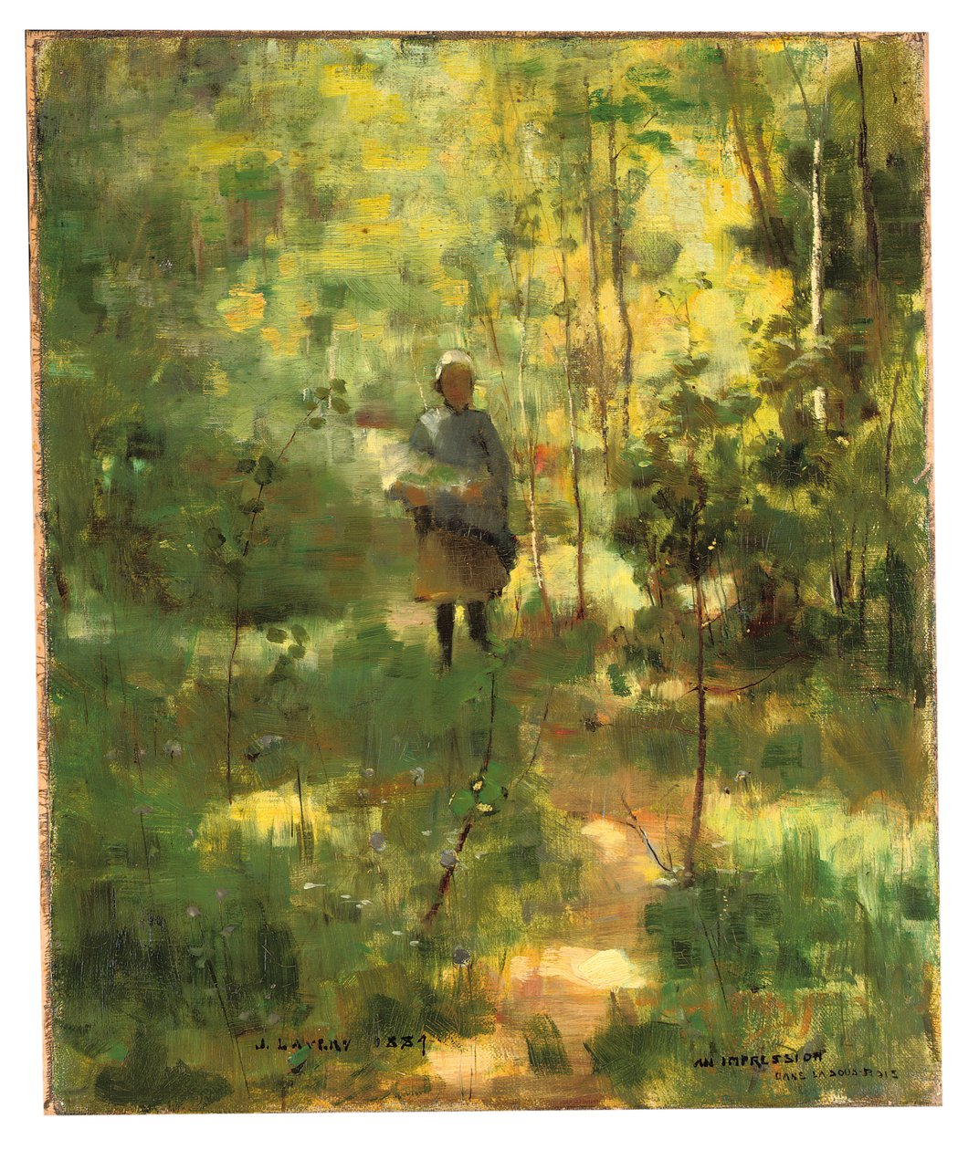 Et inntrykk i underskogen av John Lavery