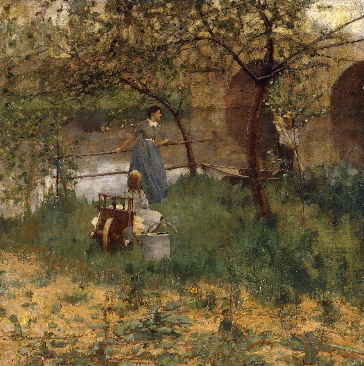 På Loing av John Lavery