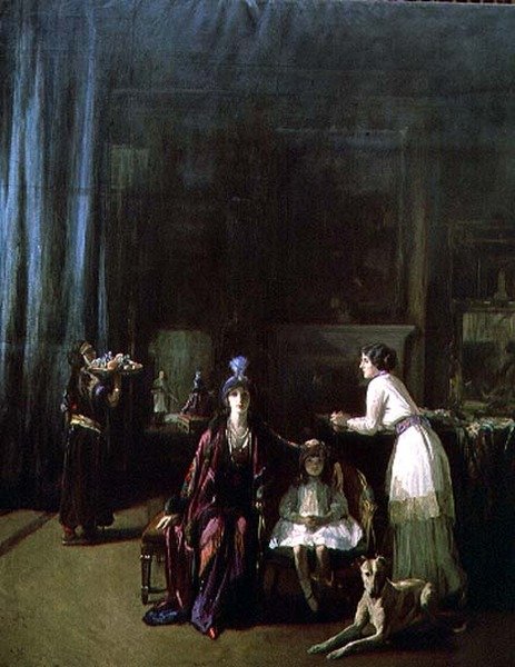 The Studio (olje på lerret) av John Lavery