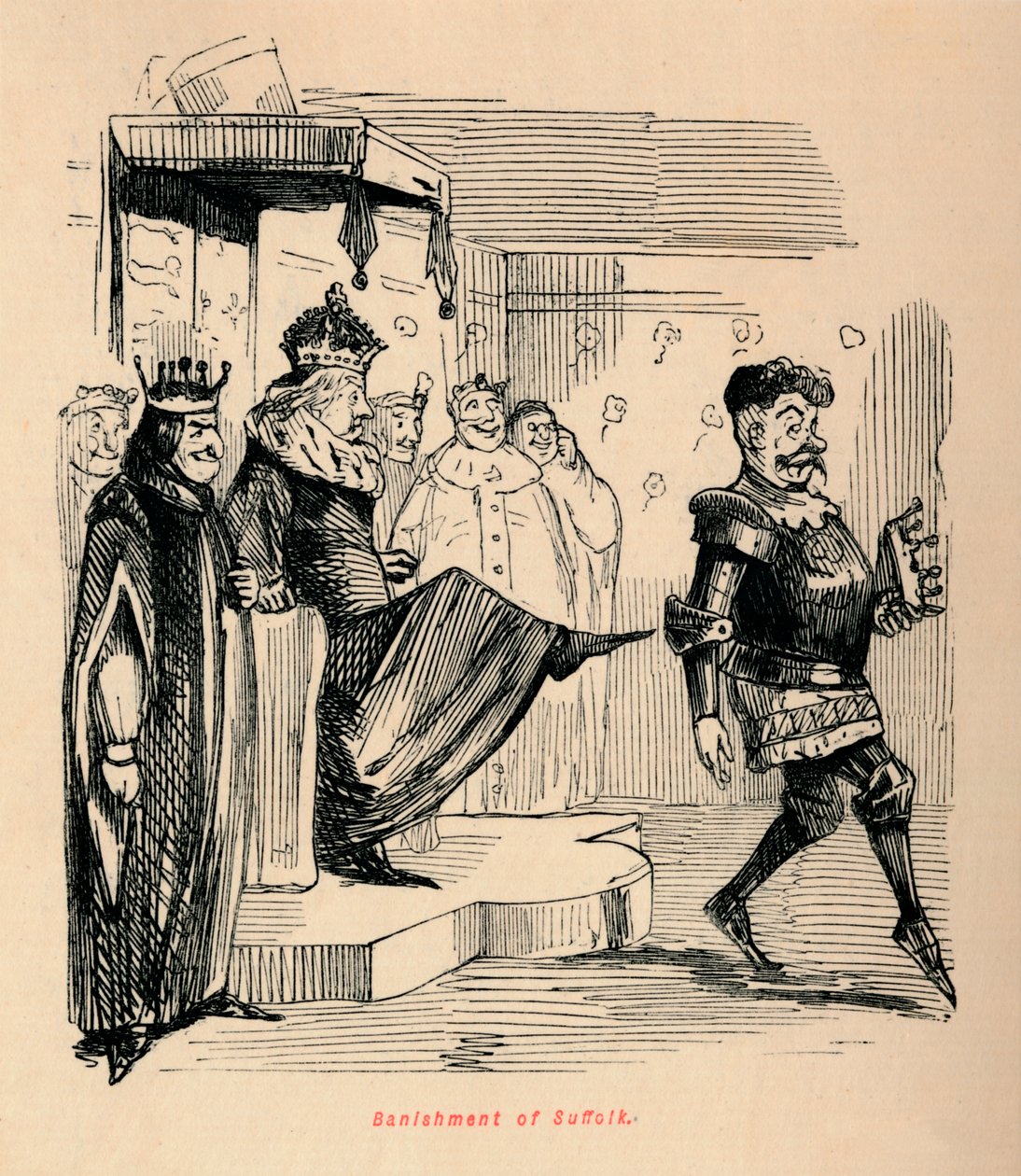 Forvisning av Suffolk, av John Leech