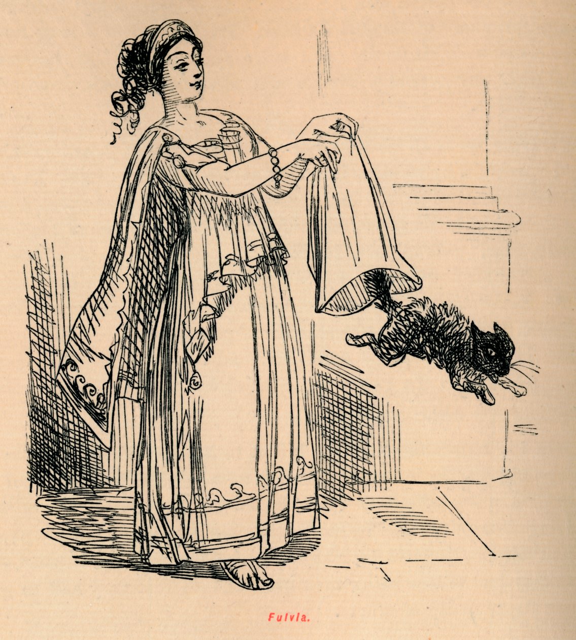 Fulvia, 1852 av John Leech