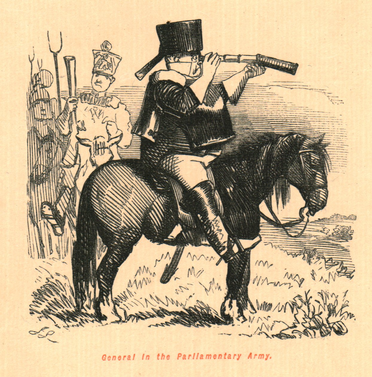 General i den parlamentariske hæren, 1897. av John Leech