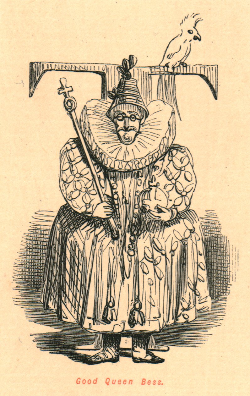 Good Queen Bess, 1897. av John Leech