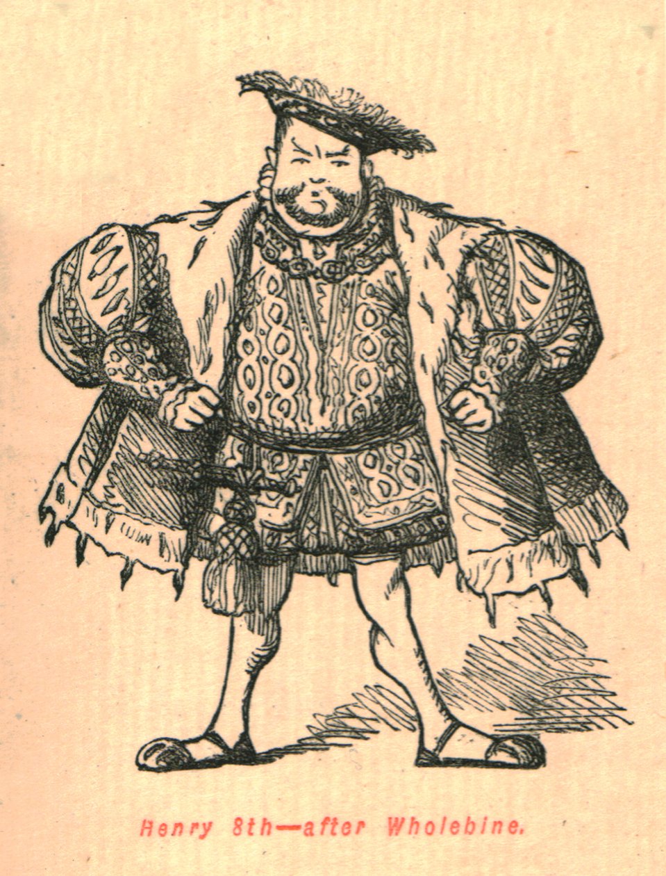 Henry 8. - etter Wholebine, 1897. av John Leech