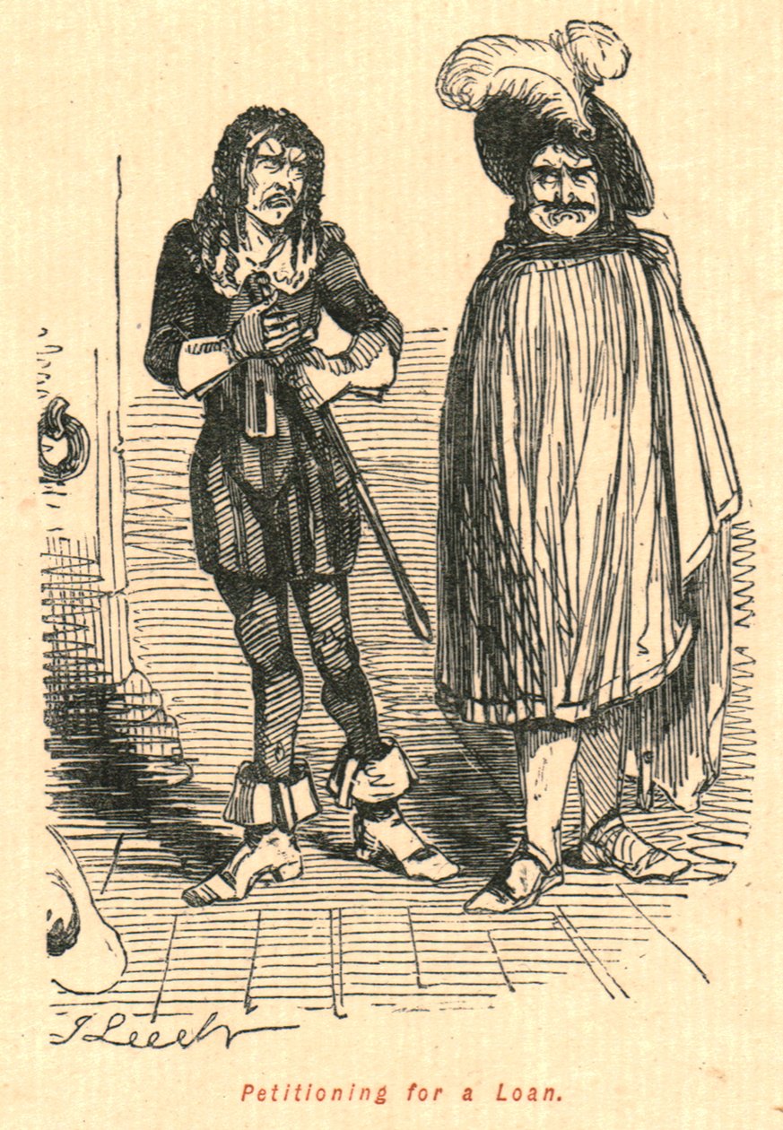 Begjæring om et lån, 1897. av John Leech