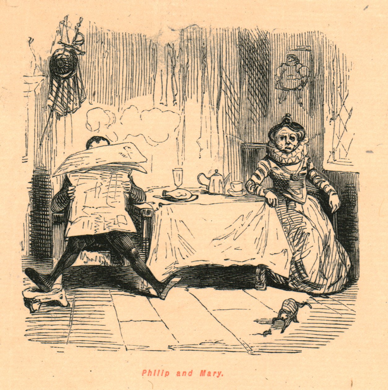 Philip og Mary, 1897. av John Leech