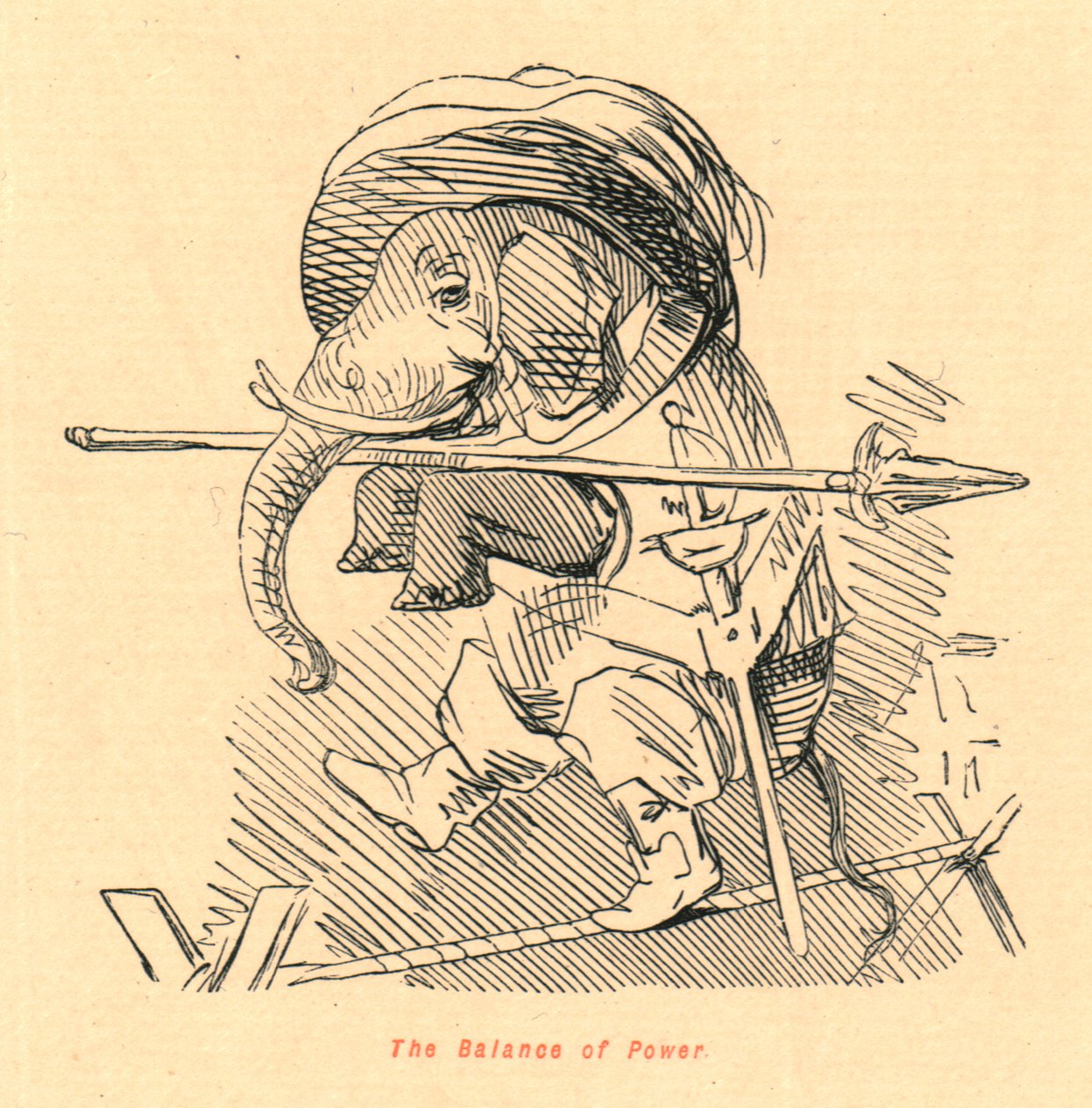 Maktbalansen, 1897. av John Leech