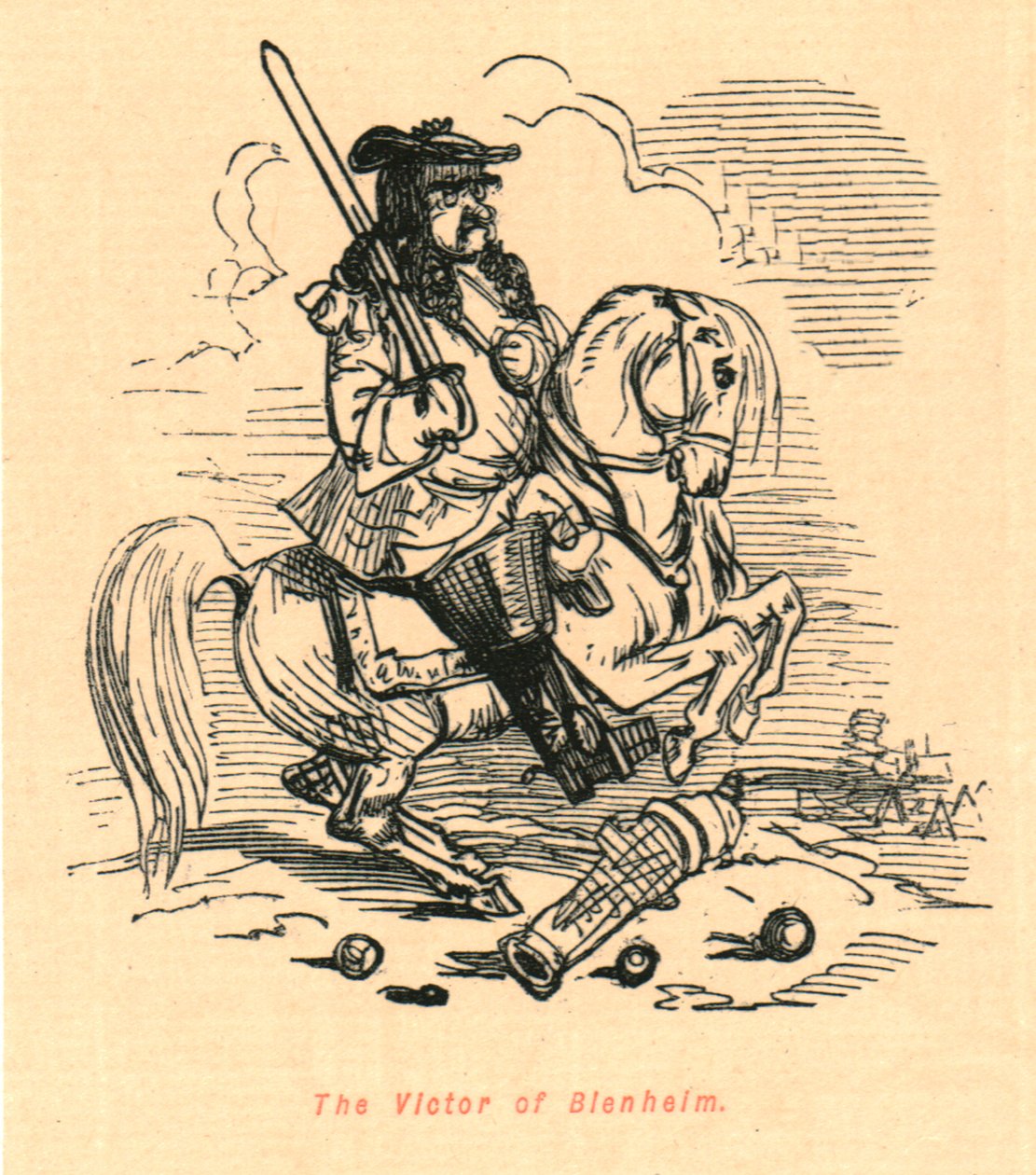 Seieren av Blenheim, 1897. av John Leech