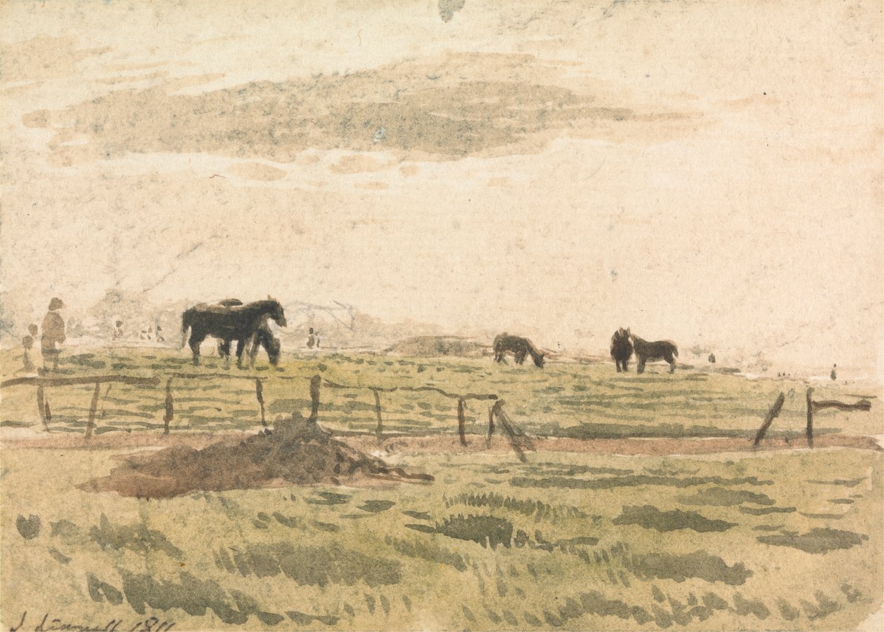 Hester i en paddock av John Linnell